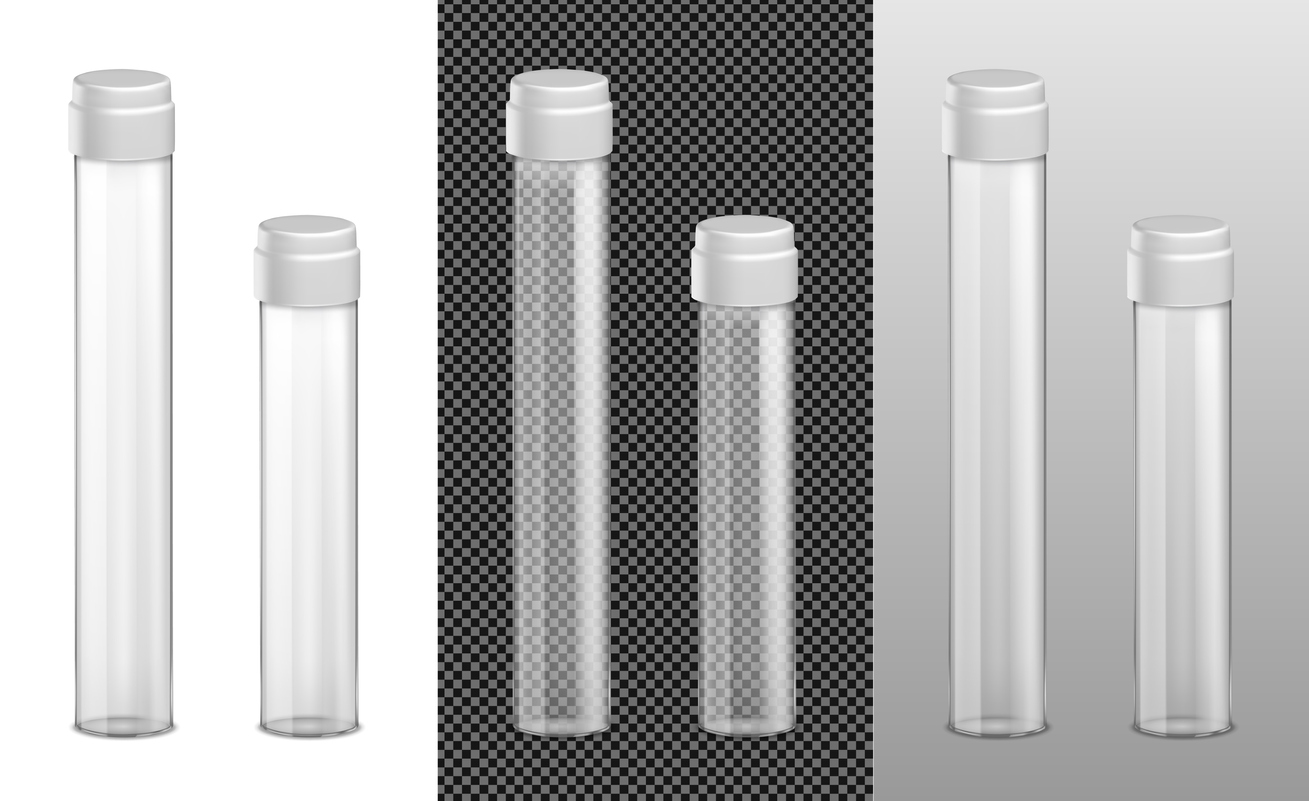 Clear Mailing Tubes With Caps